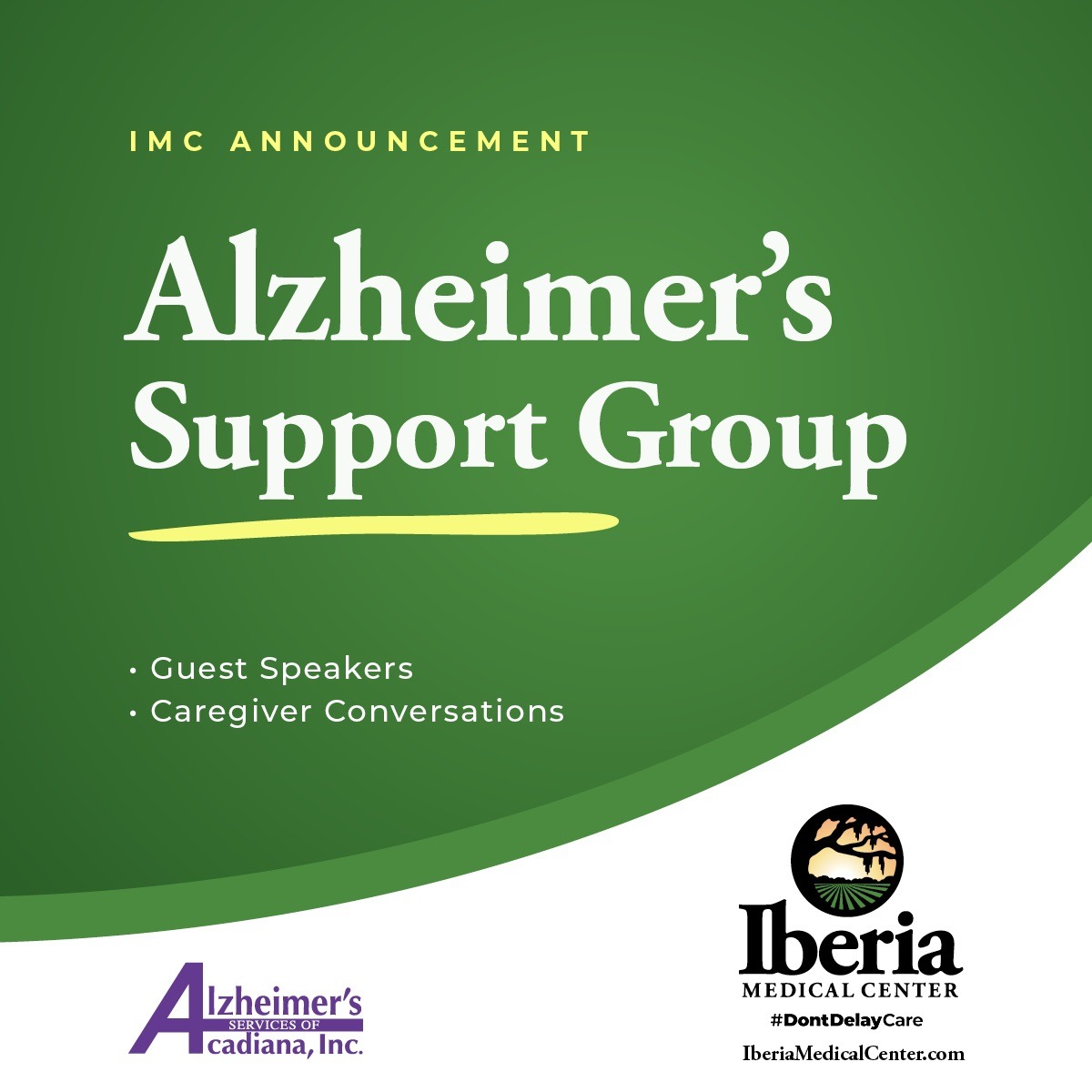 Alzheimer's Support Group: June
